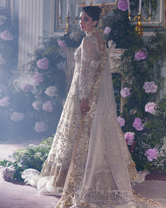 ELAN | WEDDING FESTIVE 2021 | AYSEL-04 Off White PAKISTANI BRIDAL DRESSE & READY MADE PAKISTANI CLOTHES UK. Designer Collection Original & Stitched. Buy READY MADE PAKISTANI CLOTHES UK, Pakistani BRIDAL DRESSES & PARTY WEAR OUTFITS AT LEBAASONLINE. Next Day Delivery in the UK, USA, France, Dubai, London & Manchester 