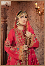 Load image into Gallery viewer, Buy Maria B Mbroidered Wedding 2021 | Aqua and Salmon pink-BD-2302 Chiffon Pakistani designer dresses in UK from our website We have all Pakistani designer clothes of Maria b Various Pakistani Bridal Dress Pakistani boutique dresses can be bought online from our website Lebaasonline in UK USA, America