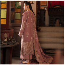 Load image into Gallery viewer,  AFROZEH | NAGHMA | LUXURY VELVET COLLECTION &#39;21| ROSHANARA Peach Velvet is Pakistan&#39;s most diverse designer fashion brand with VELVET PAKISTANI DRESSES UK Party Wear Suits. Buy Celebrating different styles of Pakistani Festive VELVET SUIT WITH DUPATTA in UK and USA, France, Austria, Germany at LebaasOnline.