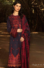 Load image into Gallery viewer, Shop now Sobia Nazir Winter Shawl 2021 Blue velvet suit Various VELVET SALWAR FOR WOMEN are available in Pakistani brands such as Maria b, Sobia Nazir, Sana Safinaz We have VELVET SALWAR SUIT LATEST COLLECTION in unstitched/customized for evening/party wear. INDIAN VELVET SALWAR KAMEEZ @lebaasonline in USA UK at SALE