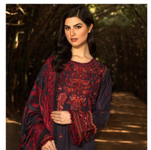 Load image into Gallery viewer, Shop now Sobia Nazir Winter Shawl 2021 Blue velvet suit Various VELVET SALWAR FOR WOMEN are available in Pakistani brands such as Maria b, Sobia Nazir, Sana Safinaz We have VELVET SALWAR SUIT LATEST COLLECTION in unstitched/customized for evening/party wear. INDIAN VELVET SALWAR KAMEEZ @lebaasonline in USA UK at SALE