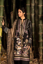 Load image into Gallery viewer, Shop now Sobia Nazir Winter Shawl 2021 Black velvet suit Various VELVET SALWAR SUIT DESIGNS are available in Pakistani brands such as Maria b, Sobia Nazir, Sana Safinaz. We have VELVET SALWAR SUIT LATEST COLLECTION in unstitched/customized for evening/party wear. VELVET SALWAR SUITS @lebaasonline in USA, UK at SALE!