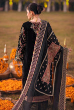 Load image into Gallery viewer, Buy QALAMKAR SHADMANI PHIR SE DHALIA Black Shadmani Wedding Dresses UK @lebaasonline. The Pakistani wedding dresses online UK include various brands such as Maria B, Qalamkar wedding dress 2021. The Chiffon &amp; Net Gowns can be customized  for Evening, Party Wear in Indian Bridal dresses online USA, UK, France!