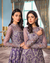 Load image into Gallery viewer, Shop now REIGN LE TRESOR | FORMAL COLLECTION &#39;22 | AIMEE Purple Wedding Collection at our lebaasonline. Modern Designer Luxury Pakistani Wedding Bridal Dresses online USA &amp; Pakistani Party Wear Online UK, USA &amp; Canada. Indian Bridal Dresses online collection UK &amp; USA Online  SALE. Browse latest Reign  Bridal Dresses.