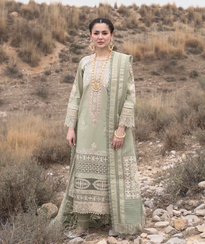 Buy QALAMKAR MIRAHIL LUXURY LAWN AVIDA Sea Green Lawn Dresses online UK @lebaasonline. The Pakistani wedding dresses online UK include various brands such as Maria B, Qalamkar wedding dress 2022. The dresses can be customized  for Evening, Party Wear in Indian Bridal dresses online UK USA France with express shipping!