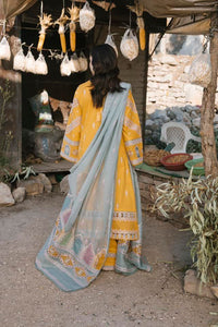 Buy QALAMKAR MIRAHIL LUXURY LAWN FAERIE Yellow Lawn Dresses online UK @lebaasonline. The Pakistani wedding dresses online UK include various brands such as Maria B, Qalamkar wedding dress 2022. The dresses can be customized  for Evening, Party Wear in Indian Bridal dresses online UK, USA, France with express shipping!