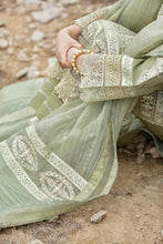 Load image into Gallery viewer, Buy QALAMKAR MIRAHIL LUXURY LAWN AVIDA Sea Green Lawn Dresses online UK @lebaasonline. The Pakistani wedding dresses online UK include various brands such as Maria B, Qalamkar wedding dress 2022. The dresses can be customized  for Evening, Party Wear in Indian Bridal dresses online UK USA France with express shipping!