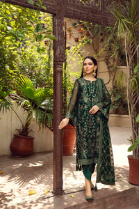 Buy ALIZEH | SHAHTAJ EMBROIDERED COLLECTION '21 | GUL-06 Green  from our official website. We are largest stockist of Pakistani designer dresses online UK Buy this Indian Bridal dresses online USA from Alizeh Chiffon 2021. This Eid buy NEW dresses in UK USA Manchester from latest suits on Lebaasonline at SALE!