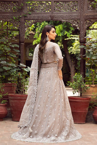 Buy ALIZEH | SHAHTAJ EMBROIDERED COLLECTION '21 | ZERCON-10 Silver  from our official website. We are largest stockist of Pakistani designer dresses online UK Buy this Indian Bridal dresses online USA from Alizeh Chiffon 2021. This Eid buy NEW dresses in UK USA Austria from latest suits on Lebaasonline at SALE!