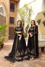 Load image into Gallery viewer, Buy ALIZEH | SHAHTAJ EMBROIDERED COLLECTION &#39;21 | ZEBAISH-11 Black  from our official website. We are largest stockist of Pakistani designer dresses online UK Buy this Indian Bridal dresses online USA from Alizeh Chiffon 2021. This Eid buy NEW dresses in UK USA Austria from latest suits on Lebaasonline at SALE!