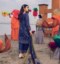 Load image into Gallery viewer, Buy Iznik Luxury Lawn 2021| Arcane | 08 Blue Dress at exclusive rates Buy unstitched or customized dresses of IZNIK LAWN 2021, MARIA B M PRINT LUXURY LAWN IMROZIA 2021, Gulal dresses of Evening wear, Party wear and NIKAH OUTFITS ASIAN PARTY WEAR Dresses can be available easily at USA &amp; UK at best price in Sale!