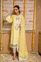 Load image into Gallery viewer, ANAYA by Kiran Chaudhry Lawn 2021 Viva Summer Collection Yellow Dress buy New Pakistani Designer Suits by Anaya Collection Online in the UK &amp; USA. Lebaasonline - the largest stockist of  Indian Pakistani designer clothes. Beautiful Pakistani Fashion 21 Eid Lawn clothing for WOMEN in UK, London, Oxford Slough &amp; Reading!