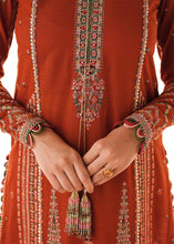 Load image into Gallery viewer, HUSSAIN REHAR Lawn dress is extremely trending for Winter luxury lawns. The PAKISTANI DRESSES ONLINE are available for this wedding season. Get the exclusive customized Hussain rehar Dresses unstitched and stitched PAKISTANI DRESSES IN UK from our PAKISTANI BOUTIQUE in UK, USA, Austria from Lebaasonline 
