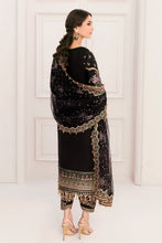Load image into Gallery viewer, Buy BAROQUE CHANTELLE &#39;22 | black color available in Next day shipping @Lebaasonline. We are the Largest Baroque Designer Suits in London UK with shipping worldwide including UK, Canada, Norway, USA. The Pakistani Wedding Chiffon Suits USA can be customized. Buy Baroque Suits online in Germany on SALE!