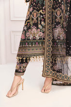 Load image into Gallery viewer, Buy BAROQUE CHANTELLE &#39;22 | black color available in Next day shipping @Lebaasonline. We are the Largest Baroque Designer Suits in London UK with shipping worldwide including UK, Canada, Norway, USA. The Pakistani Wedding Chiffon Suits USA can be customized. Buy Baroque Suits online in Germany on SALE!