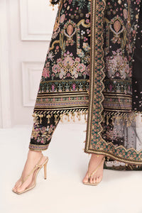 Buy BAROQUE CHANTELLE '22 | black color available in Next day shipping @Lebaasonline. We are the Largest Baroque Designer Suits in London UK with shipping worldwide including UK, Canada, Norway, USA. The Pakistani Wedding Chiffon Suits USA can be customized. Buy Baroque Suits online in Germany on SALE!