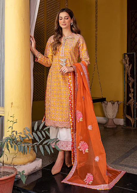  HUSSAIN REHAR | RAHGOLI | SHADEH Yellow Lawn dress is extremely trending for HUSAIN REHAR 2022 lawn. The PAKISTANI DRESSES IN UK are available for this wedding season. Get the exclusive customized Maria B Asim Jofa Bridal PAKISTANI DRESSES from our PAKISTANI BOUTIQUE in UK, USA, Austria from Lebaasonline 