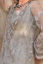 Load image into Gallery viewer, Buy QALAMKAR HAND LUXE |  LX-04 TIFFANY ICE Grey color Pakistani Embroidered Clothes For Women at Our Online Designer Boutique UK, Indian &amp; Pakistani Wedding dresses online UK, Asian Clothes UK Jazmin Suits USA, Baroque Chiffon Collection 2023 &amp; Eid Collection Outfits in USA on express shipping available @ store Lebaasonline