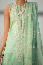 Load image into Gallery viewer, Buy Baroque Embroidered Summer Collection 2021 | Gerbera Green Dress at exclusive price. Shop Pakistani outfits of BAROQUE LAWN, Pakistani designer dress for Evening wear available at LEBAASONLINE on SALE prices Get the latest Pakistani designer clothes unstitched and ready to wear eid dresses in Austria, Spain &amp; UK