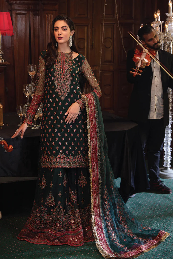 Buy IZNIK | La'Royale Luxury Edit Collection 2022 | IRC-08 Espoir Dark Green color PAKISTANI DRESSES ONLINE UK Collection. Get yours customized PAKISTANI DESIGNER DRESSES ONLINE in UK and USA at LebaasOnline. Browse Iznik, Maria B, Asim Jofa Wedding Party, Nikah & Walima dresses online at SALE on Lebaasonline