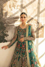 Load image into Gallery viewer, EZRA Wedding Collection | ZEENAT Luxury Bridal Maxi Suits from Lebaasonline Pakistani Clothes Dark pink or green maxi in the UK Shop Maryum &amp; Maria Brides 2022, Maria B Lawn 2022 Winter Suits Pakistani Clothes Online UK for Wedding, Party &amp; Bridal Wear. Indian &amp; Pakistani winter Dresses in the UK &amp; USA