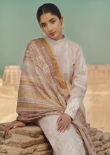 Load image into Gallery viewer, Buy TENA DURRANI | PREMIUM LUXURY LAWN 2021 |  Angora White Lawn Dress exclusively from our website all over the world. We are stockists of Tena Durrani Lawn 2021 collection  Maria b , Pakistani suits online, Various party wear dresses Pakistani designer brand clothes can be bought from Lebaasonline in UK, Spain