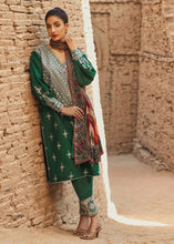 Load image into Gallery viewer, Buy TENA DURRANI | PREMIUM LUXURY LAWN 2021 | Ming Green Lawn Dress exclusively from our website all over the world. We are stockists of Tena Durrani Lawn 2021 collection  Maria b, Pakistani dresses online, Various Asian dresses UK Pakistani designer brand clothes can be bought from Lebaasonline in UK, Spain