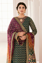 Load image into Gallery viewer, Buy BAROQUE CHANTELLE &#39;22 | green and purple color available in Next day shipping @Lebaasonline. We are the Largest Baroque Designer Suits in London UK with shipping worldwide including UK, Canada, Norway, USA. The Pakistani Wedding Chiffon Suits USA can be customized. Buy Baroque Suits online in Germany on SALE!