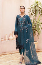 Load image into Gallery viewer, Buy ALZOHAIB | AZ-FESTIVE HUES&#39; PREMIUM COLLECTION&#39;2021 Blue Dress at Lebaasonline Pakistani Clothes @ best price- SALE ! Shop PAKISTANI DESIGNER DRESS, MARIA B MPRINT STITCHED, IMROZIA, Pakistani Clothes Online UK for Wedding, Evening, Pakistani Bridal Wear. Indian &amp;  by ALZOHAIB in the UK &amp; USA at LebaasOnline.
