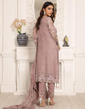 Load image into Gallery viewer, Buy Emaan Adeel Lamour Luxury Chiffon Collection &#39;21 | LR-04 Pink Chiffon dress from our lebasonline. We have various top Pakistani designer dresses in UK such as imrozia UK Maria b lawn 2021 You can get customized Pakistani wedding dresses for evening wear Get your pakistani wedding outfit in UK, USA from lebaasonline