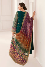 Load image into Gallery viewer, Buy BAROQUE CHANTELLE &#39;22 | green and purple color available in Next day shipping @Lebaasonline. We are the Largest Baroque Designer Suits in London UK with shipping worldwide including UK, Canada, Norway, USA. The Pakistani Wedding Chiffon Suits USA can be customized. Buy Baroque Suits online in Germany on SALE!