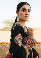 Load image into Gallery viewer, HUSSAIN REHAR | ROHI DE NAAL | Koyel (Black) Lawn dress is extremely trending for HUSAIN REHAR 2020 lawn. The PAKISTANI DRESSES ONLINE are available for this wedding season. Get the exclusive customized Maria B, Asim Jofa, PAKISTANI DRESSES IN UK from our PAKISTANI BOUTIQUE in UK, USA, Austria from Lebaasonline 