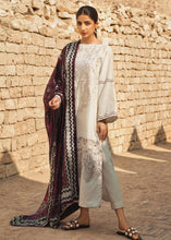 Load image into Gallery viewer, Buy TENA DURRANI | PREMIUM LUXURY LAWN 2021 | Port Royale White Lawn Dress exclusively from our website all over the world. We are stockists of Tena Durrani Lawn 2021 collection  Maria b, Pakistani dresses online, Various Asian dresses UK Pakistani designer brand clothes can be bought from Lebaasonline in UK, Spain