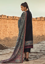 Load image into Gallery viewer, Buy TENA DURRANI | PREMIUM LUXURY LAWN 2021 |  Shale Black Lawn Dress exclusively from our website all over the world. We are stockists of Tena Durrani Lawn 2021 collection  Maria b, Pakistani dresses online, Various Asian dresses UK Pakistani designer brand clothes can be bought from Lebaasonline in UK, Spain