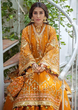Load image into Gallery viewer, MNR| ZARLISH FESTIVE COLLECTION &#39;21 | HENNA-07 Pakistani Wedding Dresses Collection 2021 for the very best in unique or custom, luxury chiffon silk dresses from our women&#39;s clothing shop UK. Explore the MNR Luxury Wedding Lehenga, Unstitched &amp; Stitched Ready Made Clothing Online in UK, USA, France at Lebaasonline