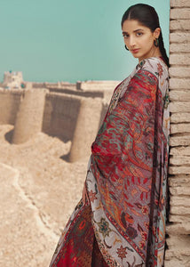 Buy TENA DURRANI | PREMIUM LUXURY LAWN 2021 | Cherry Red Lawn Dress exclusively from our website all over the world. We are stockists of Tena Durrani Lawn 2021 collection, Imrozia collection 2021, Pakistani suits. Various party wear dresses Pakistani designer brand clothes can be bought from Lebaasonline in UK Spain