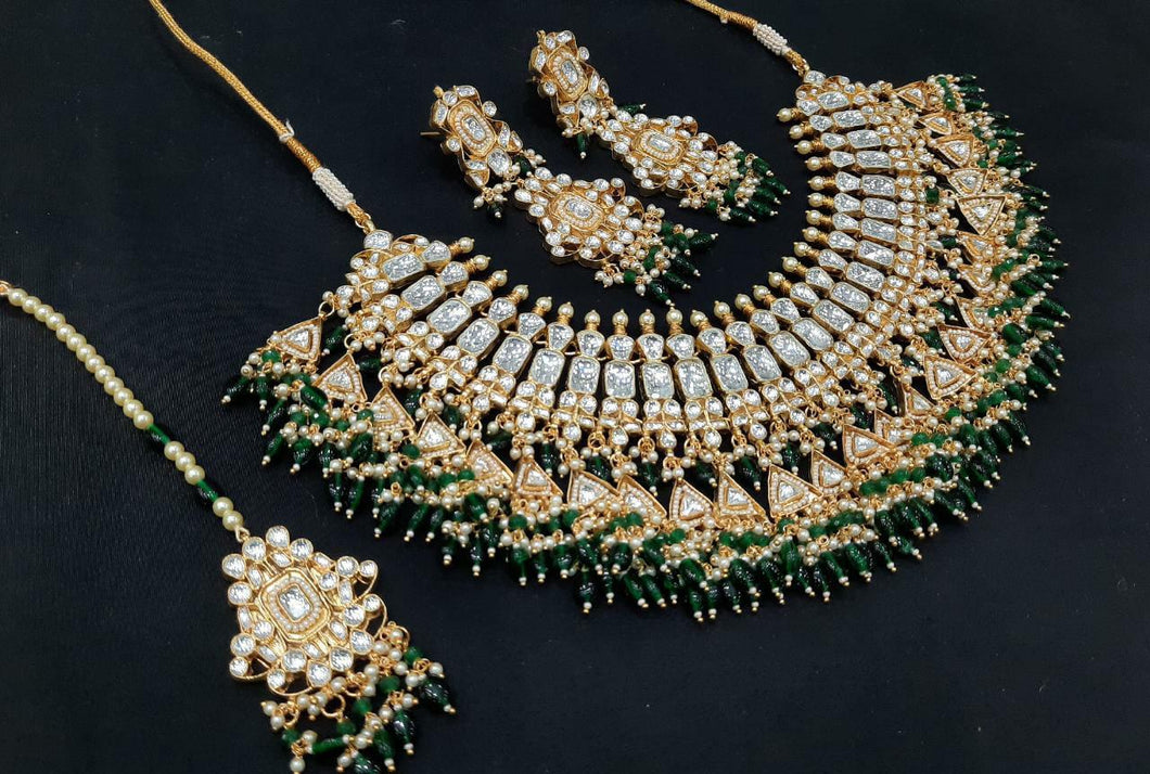 Indian Pakistani bridal Jewellery set.