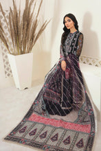 Load image into Gallery viewer, Buy Jazmin BLACK GALAXY Black Pakistani Clothes For Women at Our Online Pakistani Designer Boutique UK, Indian &amp; Pakistani Wedding dresses online UK, Asian Clothes UK Jazmin Suits USA, Baroque Chiffon Collection 2022 &amp; Eid Collection Outfits in USA on express shipping available at our Online store Lebaasonline