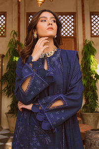 Buy SUFFUSE CASUAL PRET WINTER EDIT '21 | Elsiyan Navy Blue Dress of Pakistani designer collection We are the largest stockists of Pakistani brands such as Suffuse Maria b, Get Pakistani designer dresses in UK unstitched/customized for Party wear. The pakistani bridal dresses are available in UK, USA from lebaasonline
