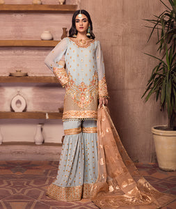  Zarif - Mah e Gul 2021 | FEROUZEH Silver PAKISTANI DRESSES & READY MADE PAKISTANI CLOTHES UK. Buy Zarif UK Embroidered Collection of Winter Lawn, Original Pakistani Brand Clothing, Unstitched & Stitched suits for Indian Pakistani women. Next Day Delivery in the U. Express shipping to USA, France, Germany & Australia