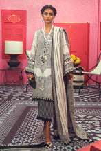 Load image into Gallery viewer, SANA SAFINAZ | WOVEN JACQUARD COLLECTION 2021 - 05B Black &amp; White Woven Jacquard dress is available @lebaasonline We are largest stockists of various brands such Sana Safinaz Maria b. The Pakistani bridal dresses online UK can be customized for evening wear Get the lawn pak outfit in UK, USA, France from Lebaasonline