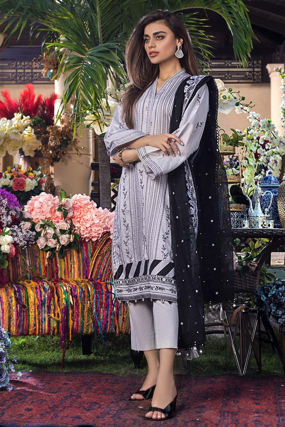 Shop Gul Ahmed FE-12221 | NAZLI Grey dress in UK USA Australia Worldwide at Lebaasonline Online Boutique We have latest collection of Maria b Gul Ahmed Pakistani Designer party wear UK dress in Unstitched 3 pc suits stitched, ready and made to order for every Pakistani suit online buyer Women in UK Buy at Discount