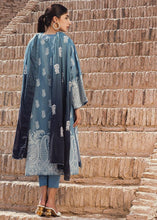 Load image into Gallery viewer, Buy TENA DURRANI | PREMIUM LUXURY LAWN 2021 |  Aegean Blue Lawn Dress exclusively from our website all over the world. We are stockists of Tena Durrani Lawn 2021 collection  Maria b , Pakistani suits online, Various party wear dresses Pakistani designer brand clothes can be bought from Lebaasonline in UK, Spain