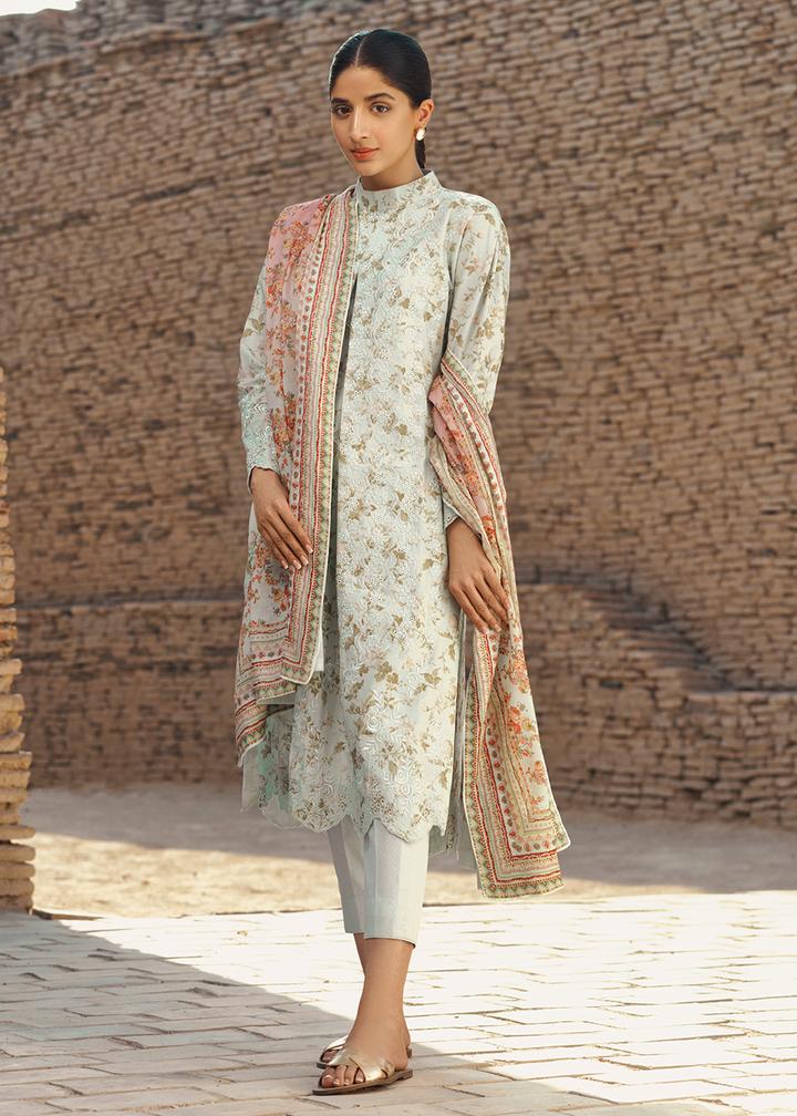 Buy TENA DURRANI | PREMIUM LUXURY LAWN 2021 |  Gardenia Grey Lawn Dress exclusively from our website all over the world. We are stockists of Tena Durrani Lawn 2021 collection  Maria b, Pakistani dresses online, Various Asian dresses UK Pakistani designer brand clothes can be bought from Lebaasonline in UK, Spain