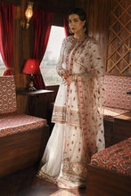 Load image into Gallery viewer, Qalamkar Luxury Festive Lawn 2021 | FX-04 White Lawn dress is exclusively suitable for Summer wedding season. Lebasonline is the largest stockist of Pakistani boutique dresses such as Qalamkar, Sobia Nazir, Maria B, various Pakistani Bridal dresses in UK. You can get your outfit customized in UK, USA from Lebaasonline