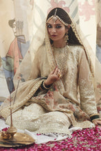Load image into Gallery viewer, Qalamkar Luxury Festive Formals 2021 | FF 03 Golden Formal Wedding Dress is exclusively available @ Lebaasonline. We are largest stockists of Qalamkar wedding dress, Maria B Asim Jofa Bridal Dress. Unstitched/customized PAKISTANI DESIGNER DRESS IN USA is available at doorstep Get PAKISTANI BOUTIQUE DRESS in UK, Austria