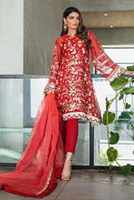 Load image into Gallery viewer, Shop Gul Ahmed FE-12220 | JASMIN Red dress in UK, USA, Canada, Australia Worldwide at Lebaasonline Online Boutique. We have latest collections of Gul Ahmed Pakistani Designer Clothes UK in Unstitched 3 pc suits, stitched, ready to wear and made to order for every Pakistani suits lover Women in UK Buy at Discount