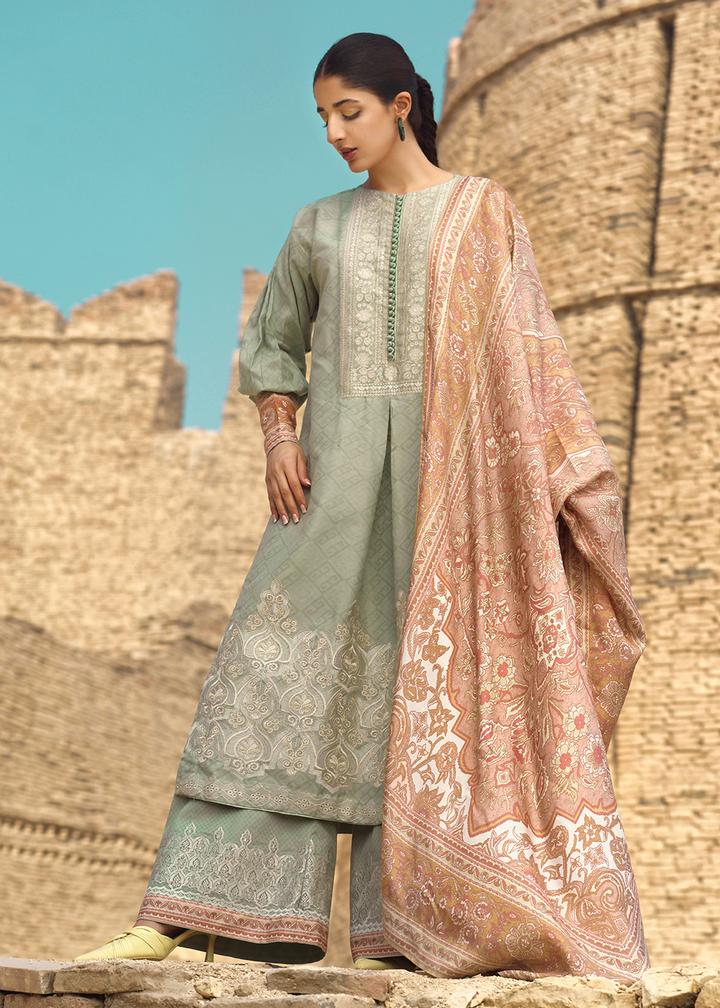 Buy TENA DURRANI | PREMIUM LUXURY LAWN 2021 |  Tapioca Sea Green Lawn Dress exclusively from our website all over the world. We are stockists of Tena Durrani Lawn 2021 collection  Maria b, Pakistani dresses online, Various Asian dresses UK Pakistani designer brand clothes can be bought from Lebaasonline in UK, Spain