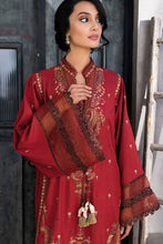 Load image into Gallery viewer, SOBIA NAZIR | AUTUMN/WINTER 2021 | AW21-6A Red Lawn Dress available @lebaasonline. We have brands such as Maria b, Sana Safinaz, Sobia Nazir for PIndian bridal dresses online USA. Evening dress can be customized at Pakistani designer boutique online UK at Lebaasonline in UK, USA, France, Austria at SALE! 