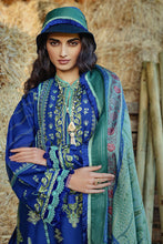 Load image into Gallery viewer, SOBIA NAZIR | AUTUMN/WINTER 2022 | AW22-9B Teal Lawn Dress available @lebaasonline. We have brands such as Maria b, Sana Safinaz, Sobia Nazir for PIndian bridal dresses online USA. Evening dress can be customized at Pakistani designer boutique online UK at Lebaasonline in UK, USA, France, Austria at SALE! 